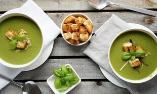 Dieta puree zupy w menu diety pitnej
